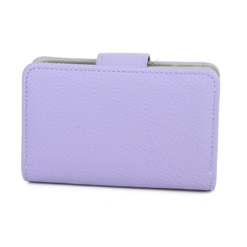 Дамско портмоне от висококачествена еко кожа в лилав цвят. КОД: 8526