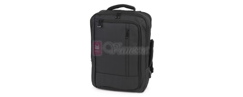 Мъжка раница от висококачествен текстил, в черен цвят. Код 8609