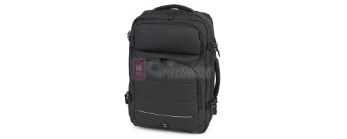 Мъжка раница от висококачествен текстил, в черен цвят. Код 2403