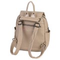  Дамска раница от висококачествена еко кожа в бежов цвят. Код: 865