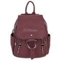  Дамска раница от висококачествена еко кожа в цвят бордо. Код: 865