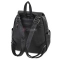  Дамска раница от висококачествена еко кожа в черен цвят. Код: 865