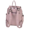  Дамска раница от висококачествена еко кожа в розов цвят. Код: 865