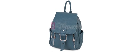  Дамска раница от висококачествена еко кожа в цвят тюркоаз. Код: 865