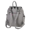  Дамска раница от висококачествена еко кожа в сив цвят. Код: 865