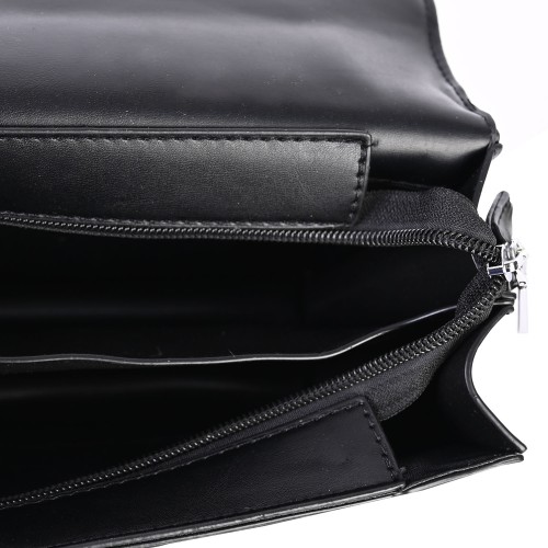 Дамска чанта от еко кожа в черен цвят Код: 8813