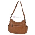 Дамска ежедневна чанта от екологична кожа, в кафяв цвят Код: 8829
