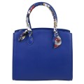Елегантна дамска чанта от еко кожа в светлосин цвят Код: 8835