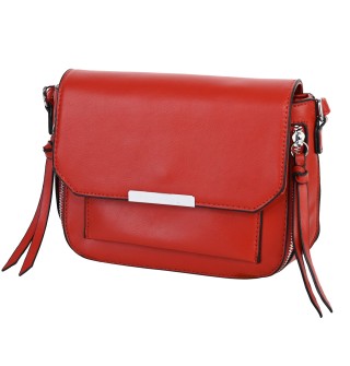  Дамска чанта от еко кожа в червен цвят. Код: 8959