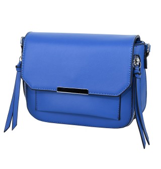 Дамска чанта от еко кожа в син цвят. Код: 8959