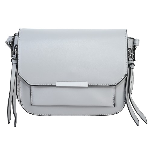 Дамска чанта от еко кожа в сив цвят. Код: 8959