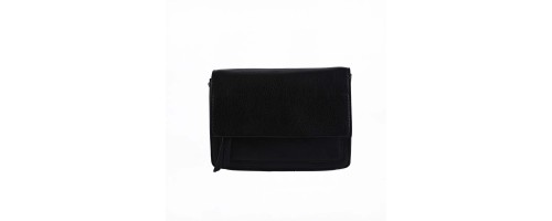 Дамска чанта от еко кожа с дълга дръжка - черен. Код : 8985