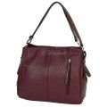 Дамска чанта от висококачествена еко кожа в цвят бордо. Код: 90001