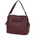 Дамска чанта от висококачествена еко кожа в цвят бордо. Код: 90001