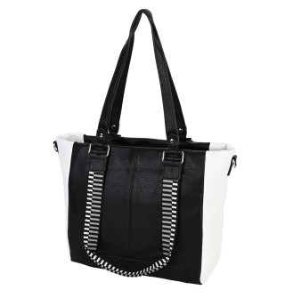  Дамска чанта от еко кожа в черен цвят. Код: 9012