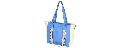  Дамска чанта от еко кожа в син цвят. Код: 9012
