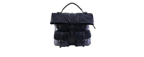 Дамска раница/чанта от еко кожа - тъмно син цвят. Код: 9016