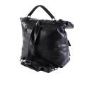 Дамска раница/чанта от еко кожа - черен цвят. Код: 9016