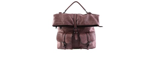 Дамска раница/чанта от еко кожа - розов цвят. Код: 9016