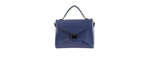 Дамска чанта през рамо от еко кожа в син цвят. Код: 9019 