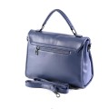 Дамска чанта през рамо от еко кожа в син цвят. Код: 9019