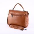Дамска чанта през рамо от еко кожа в кафяв цвят. Код: 9019