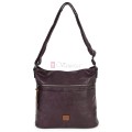Дамска ежедневна чанта от висококачествена еко кожа, в цвят бордо Код: 9058