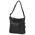 Дамска ежедневна чанта от висококачествена еко кожа, в черен цвят Код: 9058