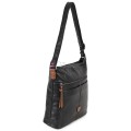 Дамска ежедневна чанта от висококачествена еко кожа, в черен цвят Код: 9058