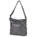 Дамска ежедневна чанта от висококачествена еко кожа, в сив цвят Код: 9058