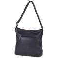 Дамска ежедневна чанта от висококачествена еко кожа, в тъмносин цвят Код: 9058