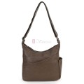 Дамска ежедневна чанта от висококачествена екологична кожа в кафяв цвят Код: 9066