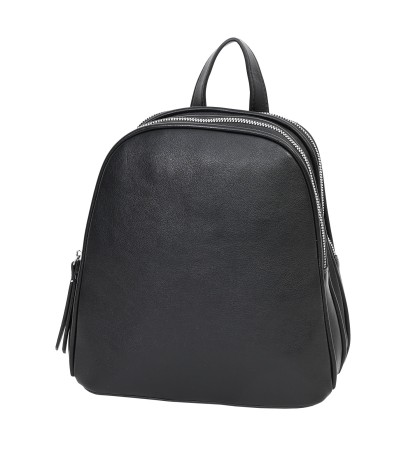  Дамска раница/чанта от висококачествена еко кожа в черен цвят. Код: 9103