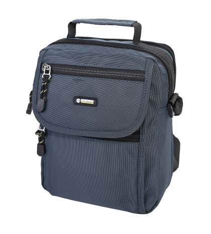 Мъжка чанта от текстил в син цвят. Код: 9108