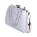 Официална дамска чанта в сребрист цвят. Код: 9189