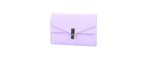  Дамска чанта от еко кожа в лилав цвят. Код: 9200