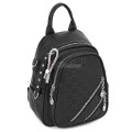  Дамска раница от еко кожа, в черен цвят. Код: 92009