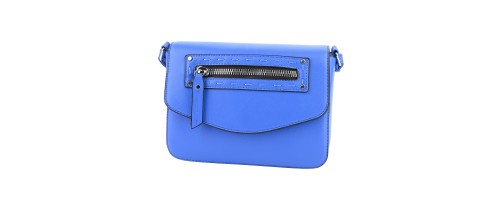  Дамска чанта от еко кожа син цвят. Код: 9256