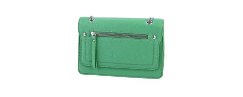  Дамска чанта от еко кожа в зелен цвят. Код: 9328