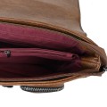 Дамска чанта от еко кожа в кафяв цвят Код: 93503