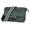 Дамска чанта от еко кожа в зелен цвят Код: 93503