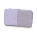 Малко дамско портмоне от висококачествена еко кожа в светлолилав цвят Код: 951-5