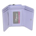 Малко дамско портмоне от висококачествена еко кожа в светлолилав цвят Код: 951-5