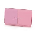 Малко дамско портмоне от висококачествена еко кожа в розов цвят Код: 951-5