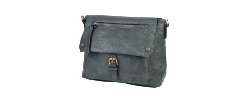 Дамска чанта от еко кожа в зелен цвят Код: 95133