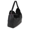 Голяма дамска чанта от еко кожа, в черен цвят. Код: 965