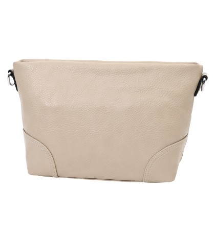Дамска чанта от висококачествена еко кожа в бежов цвят Код: 9759