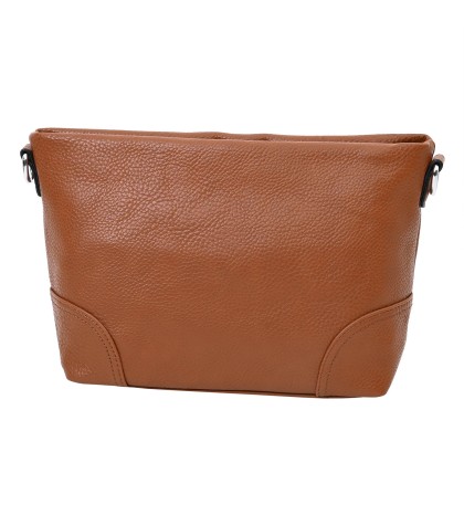 Дамска чанта от висококачествена еко кожа в кафяв цвят Код: 9759