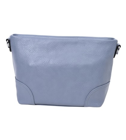 Дамска чанта от висококачествена еко кожа в син цвят Код: 9759