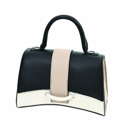  Дамска чанта от еко кожа в черен цвят. Код: 98-530
